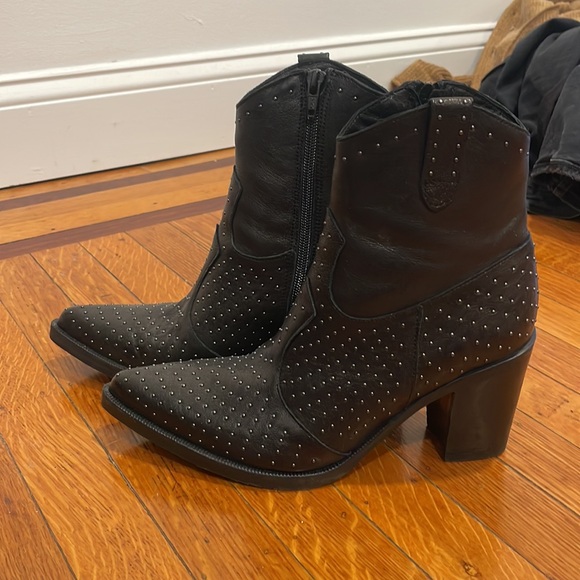 Emanuele Crasto leather boots with box. - Picture 4 of 4